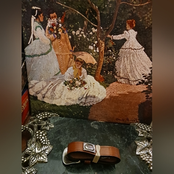 🇮🇹🌾MINORONZONI HIGH FASHION WOMEN ITALIAN MADE BELT,29-33" 🌴 - Picture 2 of 10